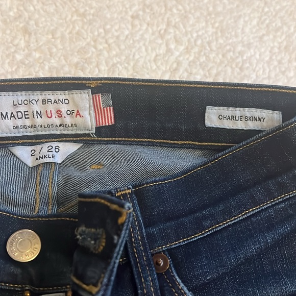 Lucky Brand Charlie Skinny ankle jeans - Picture 3 of 6